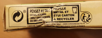 Bouillon cube légumes dégraissé - Instrucciones de reciclaje y/o información de embalaje - fr