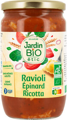 Ravioli épinard ricotta Bio - Producto - fr