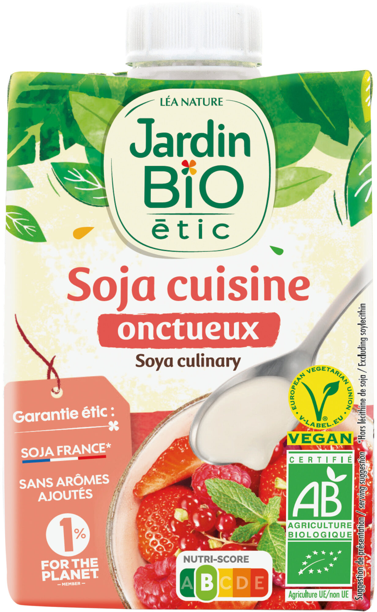 Jardin Bio - Soja cuisine onctueux - Produkt - fr