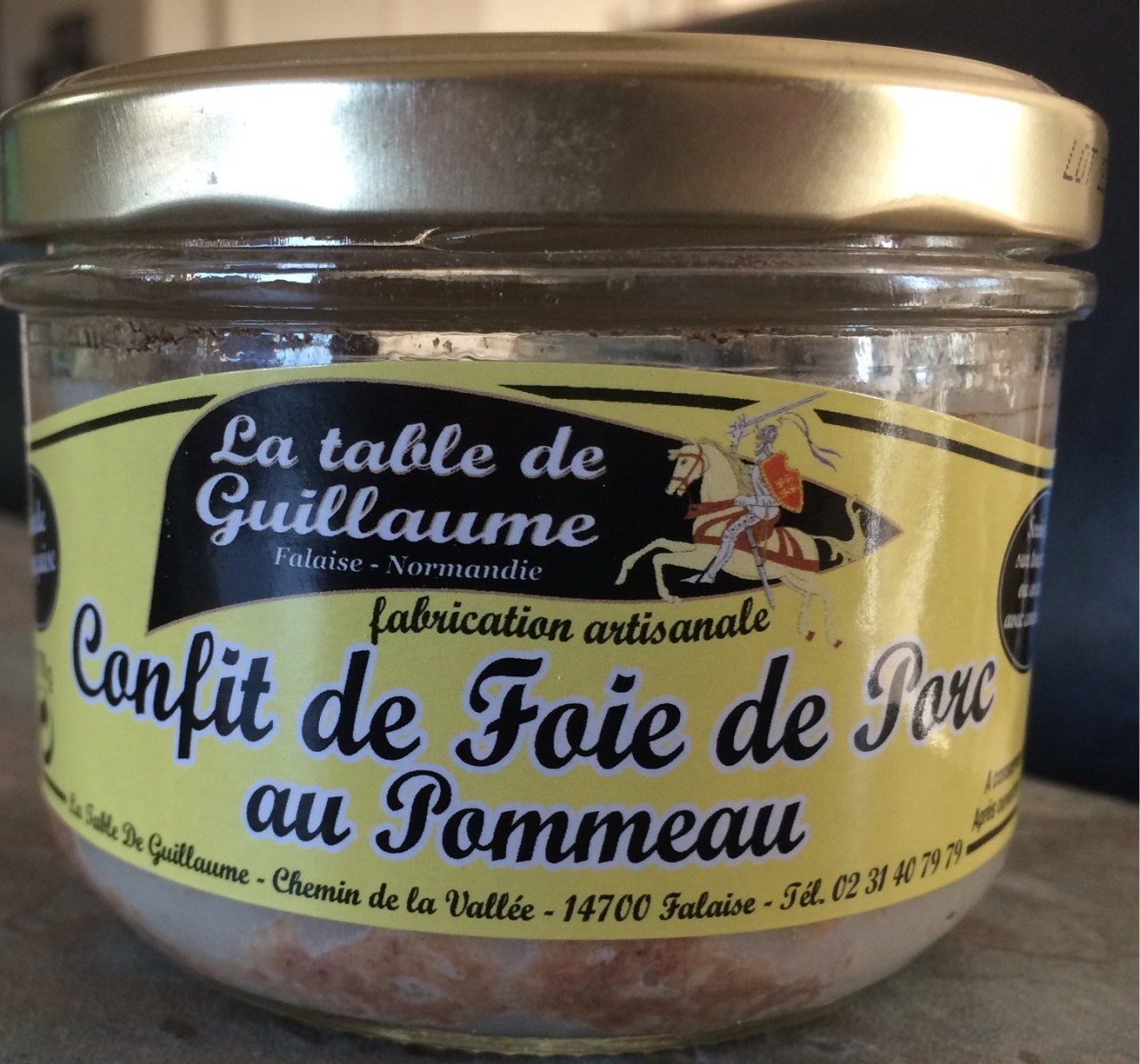Confit de Foie de Porc au Pommeau - Product - fr