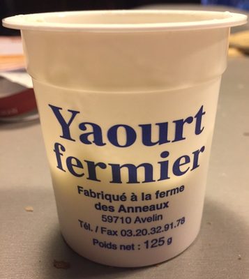 Yaourt fermier - Produit