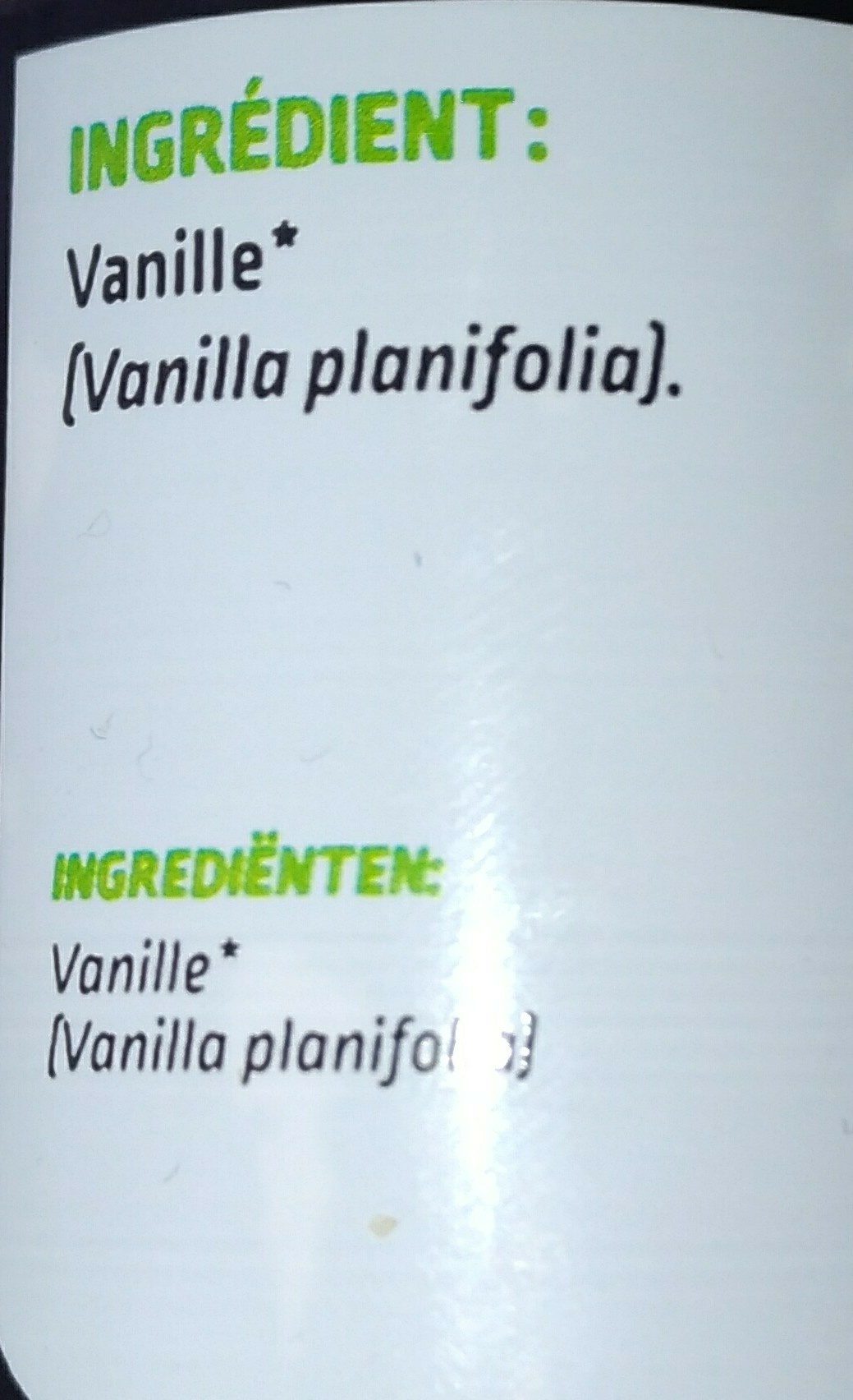 Vanille Poudre - Ingredients - fr