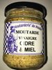 Moutarde vinaigre cidre et miel - Product