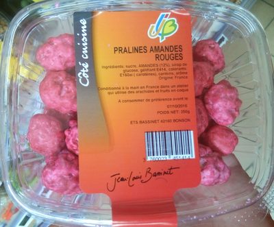 Pralines amandes rouges - Product - fr