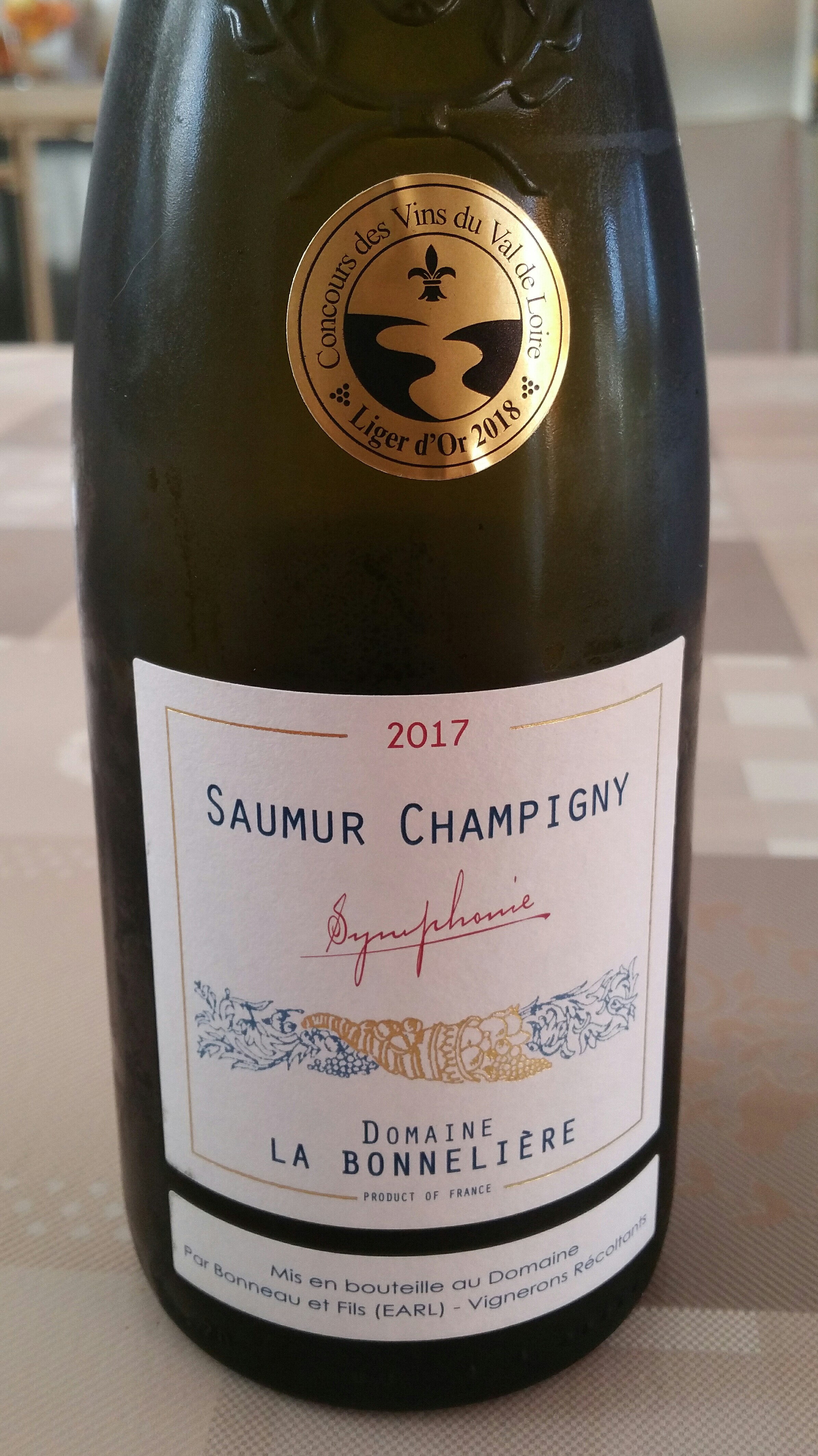Saumur Champigny - 2017 - Instruction de recyclage et/ou informations d'emballage