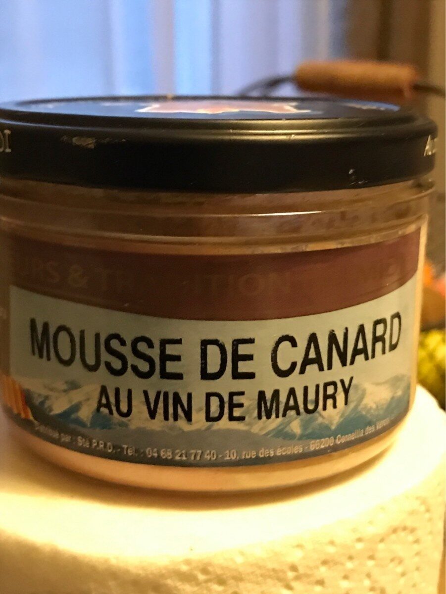 Mousse de canard au vin de Maury - Produit