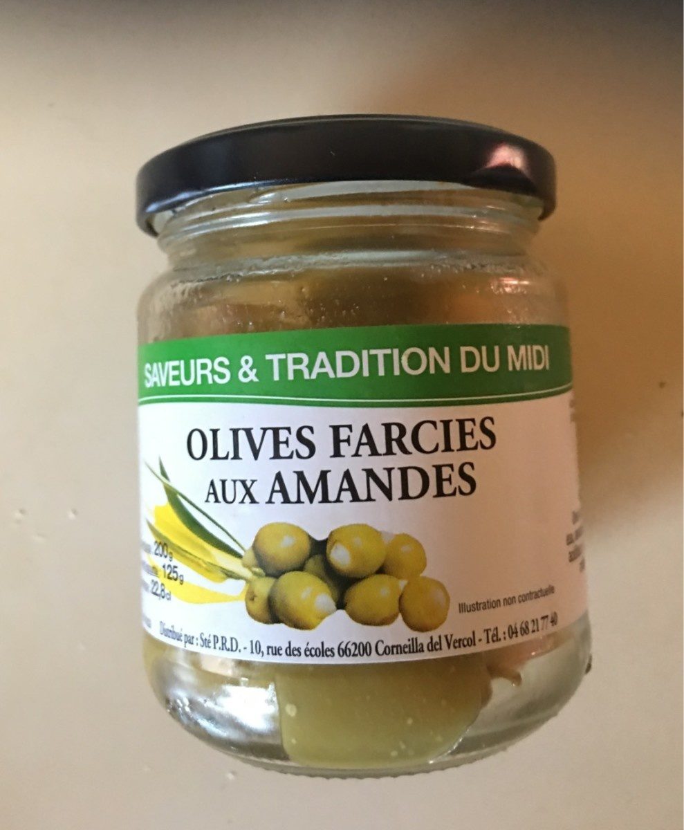 Olives farcies aux amandes - Produit