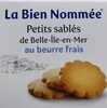 Petits sablés de Belle Île en Mer au beurre frais - Product