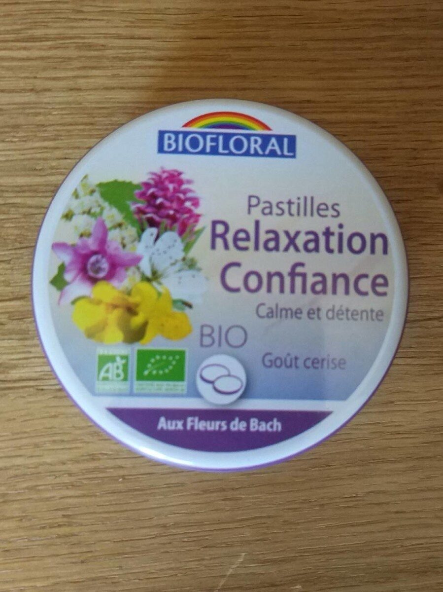 Pastilles relaxation Confiance Bio  - 50 G - Biofloral - Näringsfakta - fr