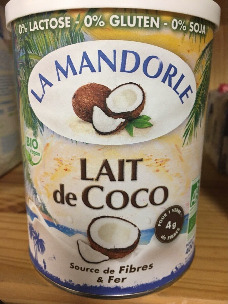 Lait De Coco En Poudre Bio - 400 G - La Mandorle - Produit