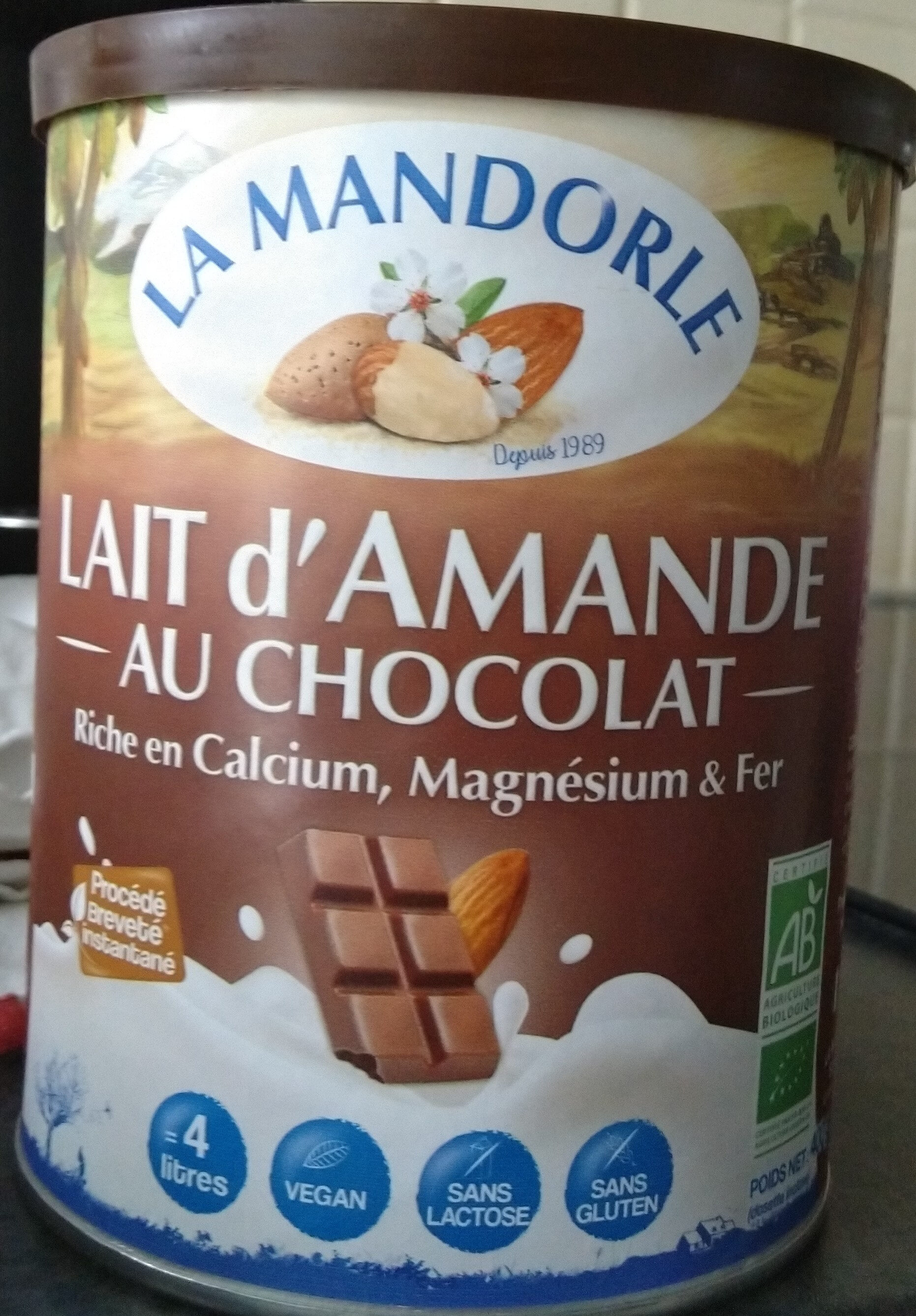 Lait d'Amande Chocolat - Product - fr