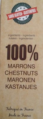 Marrons précuits - Ingredients - fr