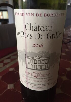 Château Le Bois de Grillet 2016 - Produit