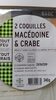 2 Coquilles Macédoine & crabe - Product
