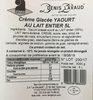 Crème glacée yaourt - Product