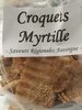 Croquets myrtille - Product