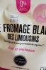 Fromage blanc des Limousins - Produkt