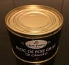 Bloc foie gras Jean de France Canard - Product