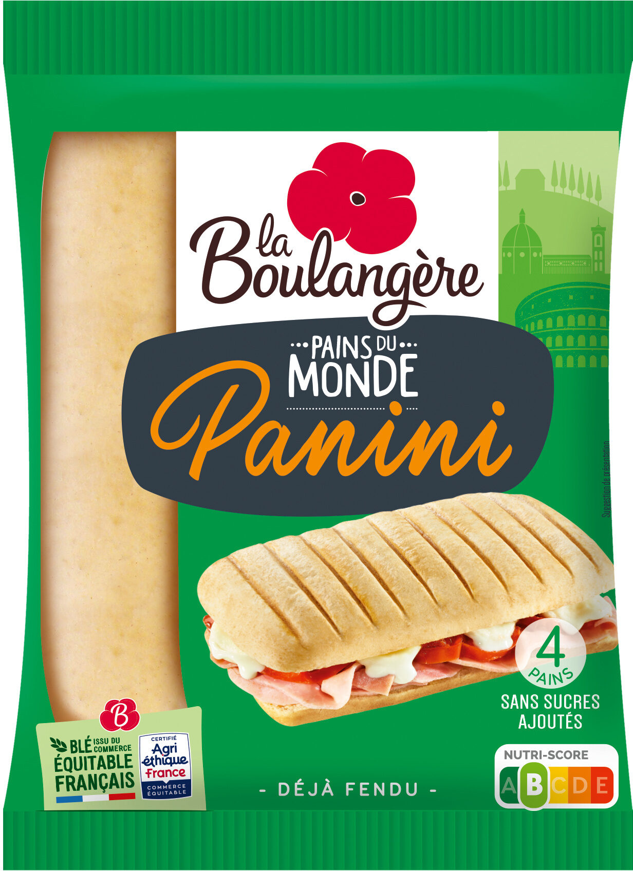 4 pains panini 300g - Prodotto - fr
