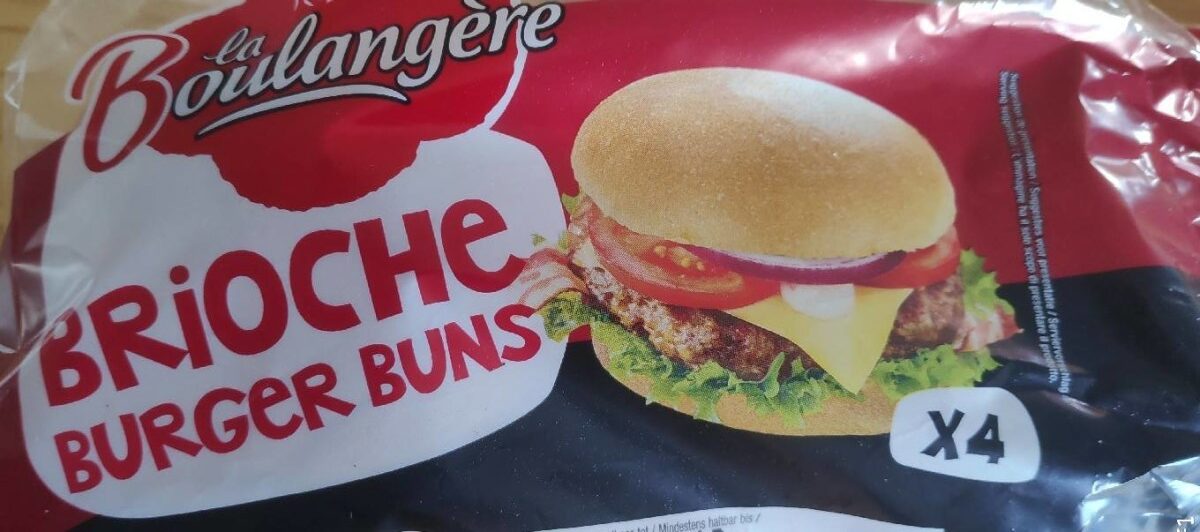 Brioche burger buns - Producte - fr
