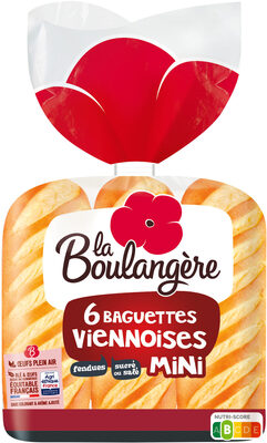 6 Baguettes viennoises mini 330g - Produit