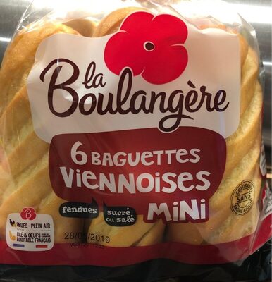 Mini Baguettes Viennoises - Instruction de recyclage et/ou informations d'emballage