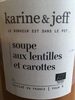 Soupe bio - Lentilles carottes - Product