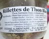 Rillettes de thon blanc - Produkt
