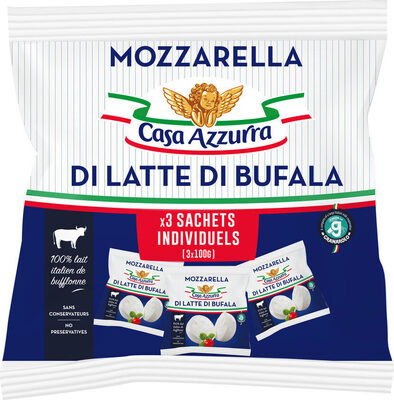 MOZZARELLA LATTE DI BUFALA 3X100G - Product - fr