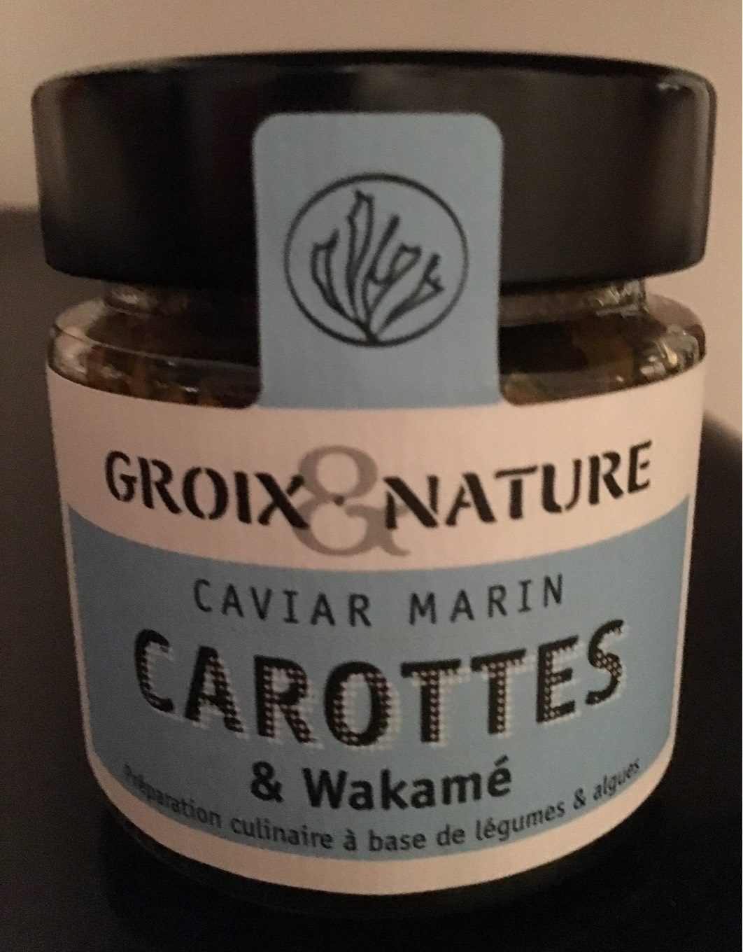 Caviar marin carottes et wakamé - Produit
