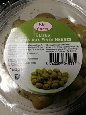 Olives vertes aux fines herbes - Product - fr