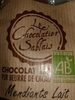 Chocolat bio - Product