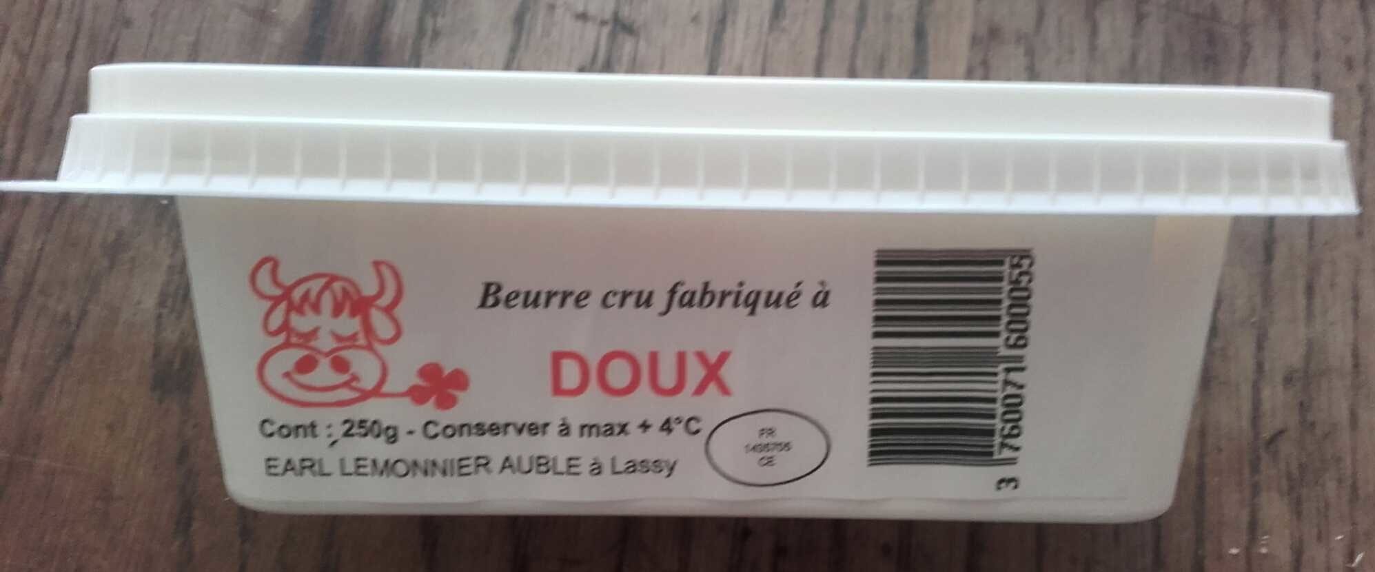 Beurre cru doux - Producto - fr
