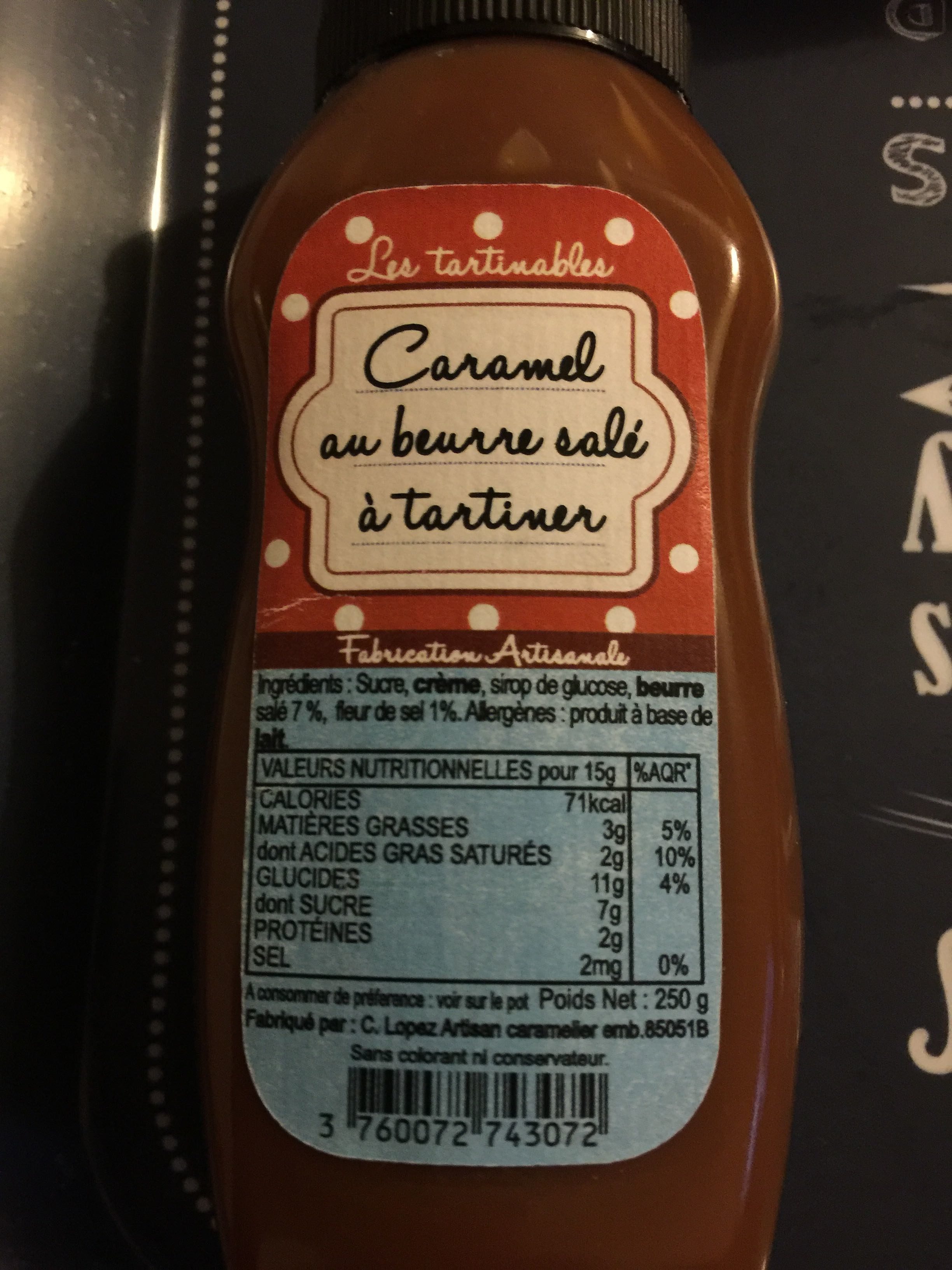 Caramel au beurre salé à tartiner - Product - fr