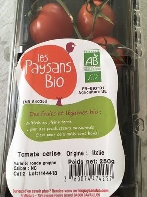 Tomates cerises rondes grappes - Product - fr