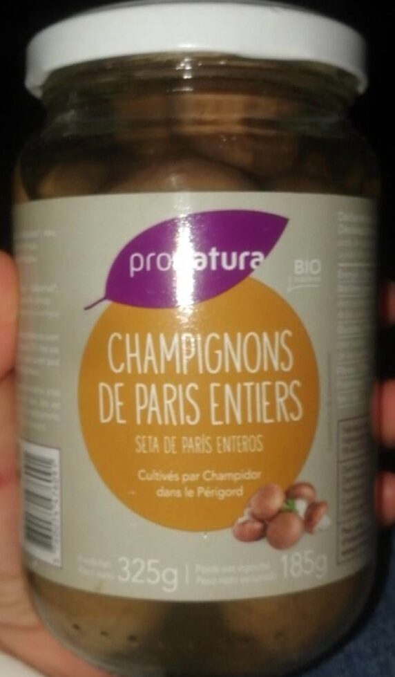 Champignons de Paris entiers - Produit