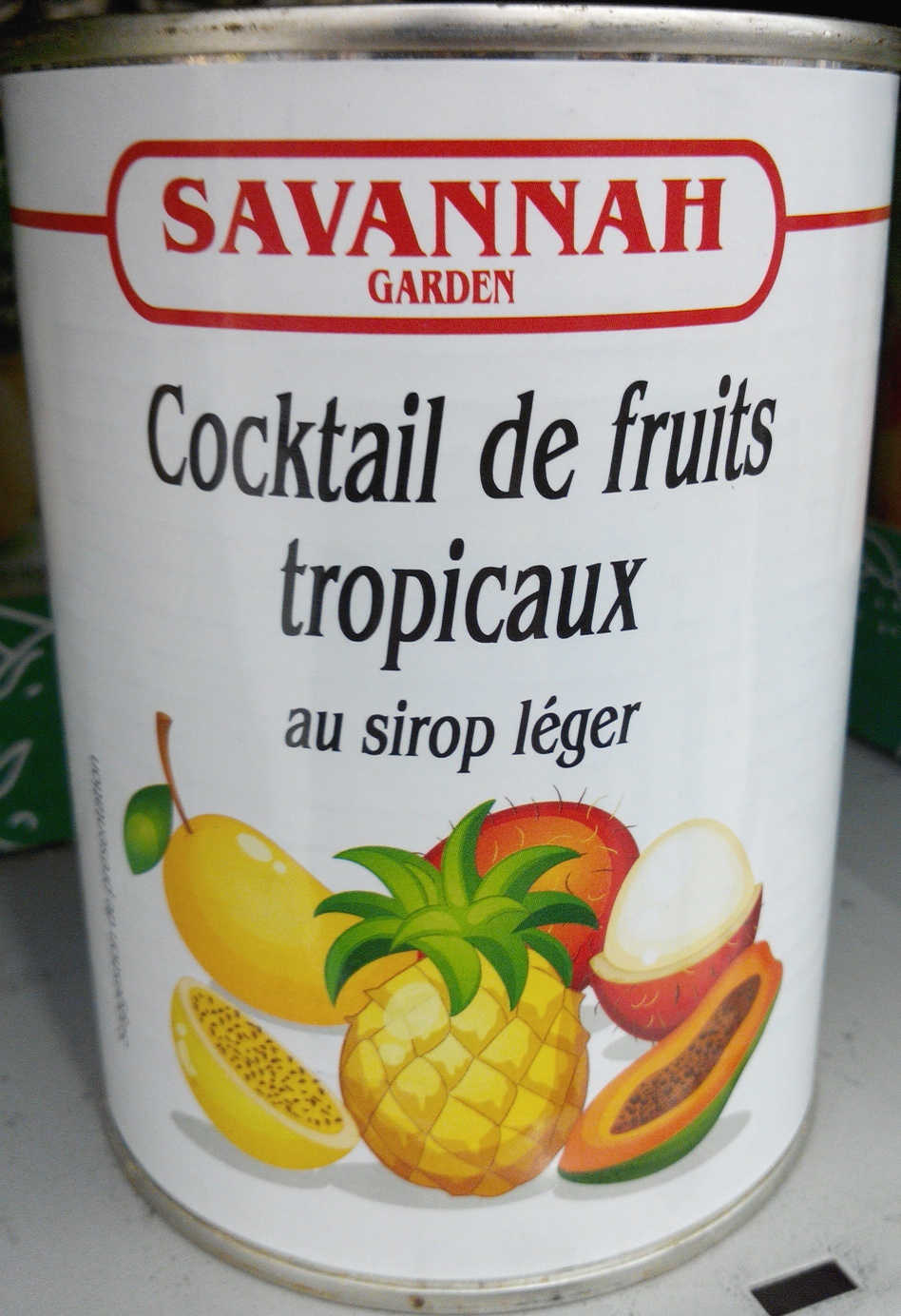 Cocktail de fruits tropicaux au sirop léger - Producto - fr