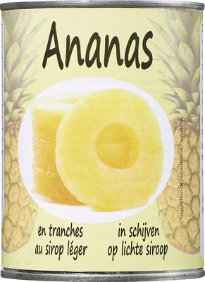 Ananas en tranches au sirop léger - Producte - fr