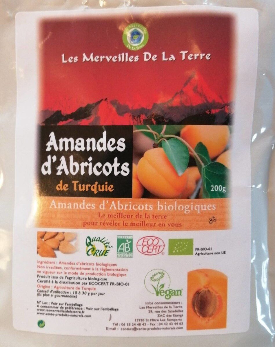 Amandes d'abricots de Turquie - Produkt - fr