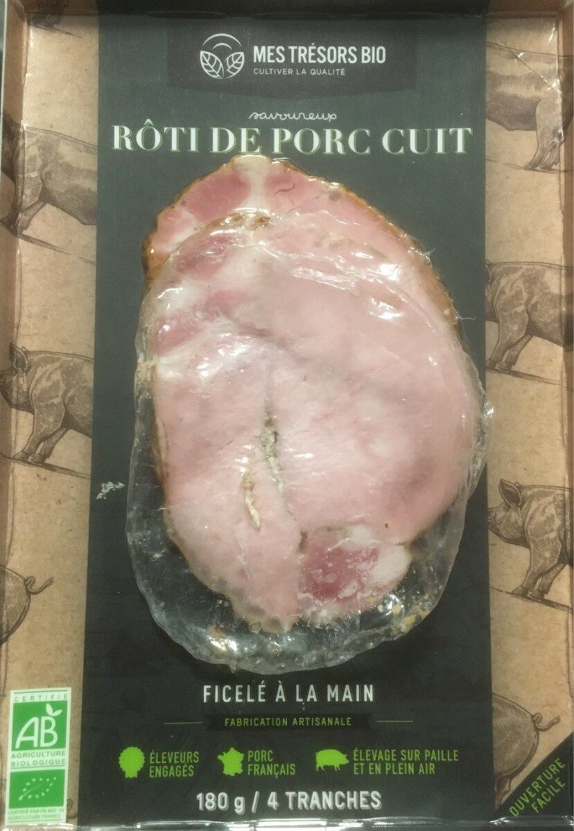 Roti de porc cuit - Product - fr