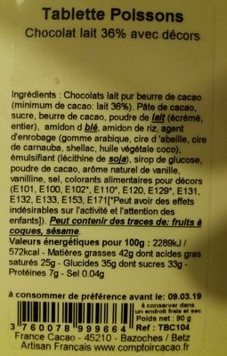 Tablette de chocolat - 2