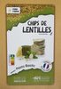 CHIPS DE LENTILLES - Saveur Pesto Basilic - Produit