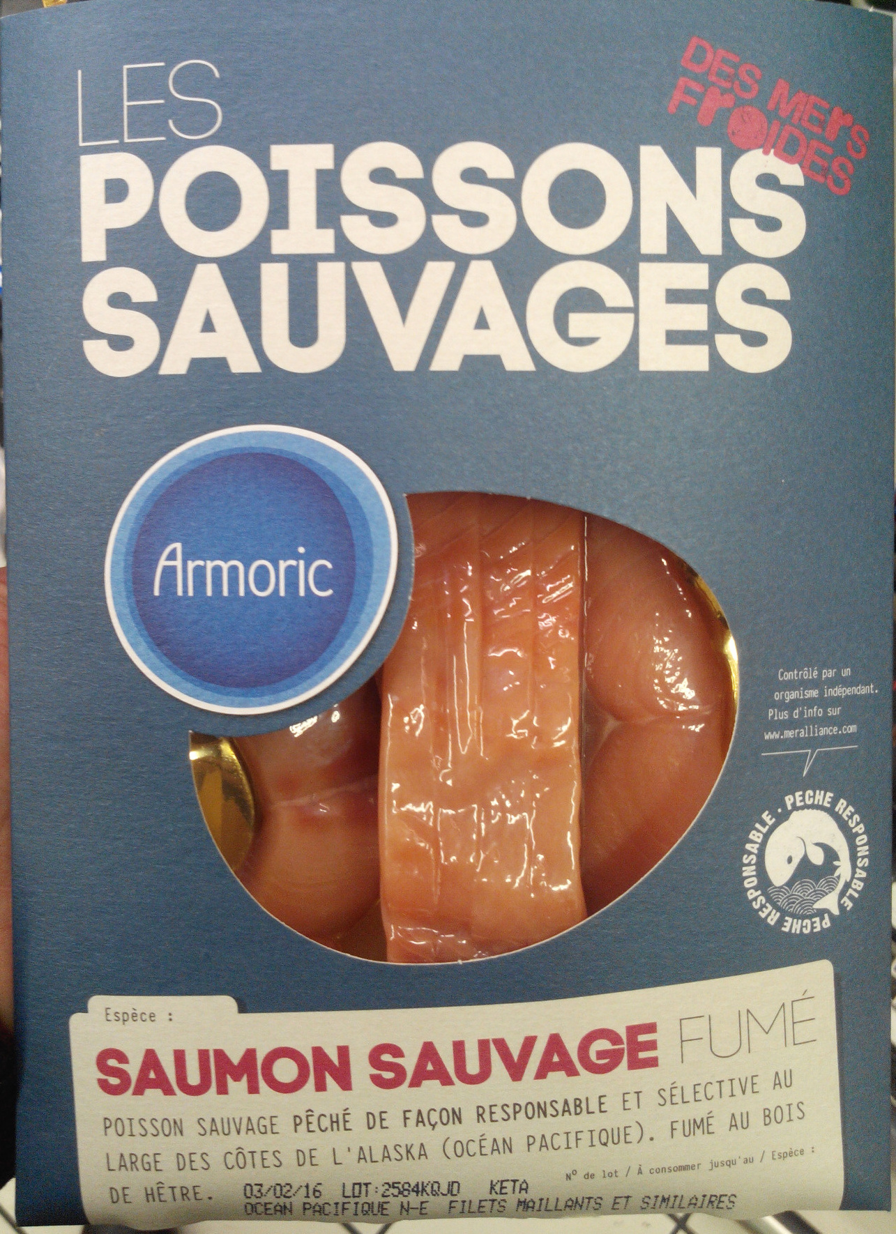 Armoric Saumon Sauvage Fumé - Product - fr