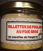 Rillettes de poularde au foie gras - Product