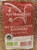 Riz de Camargue IGP biologiqie - Produit