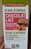Chocolat lait nougatine noisette - Producto