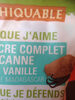 Sucre complet de canne a la vanille - Product
