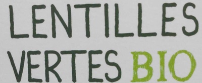 Lentilles vertes bio - Ingredients - fr