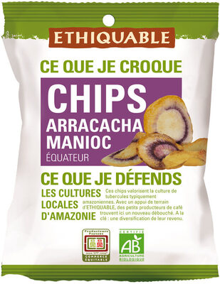 Chips Arracacha Manioc Équitable et Bio - Produit