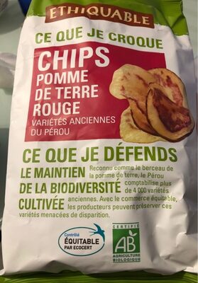 Chips de pomme de terre rouge - Produit